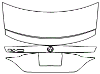 Load image into Gallery viewer, Trunk Lid Kit | MERCEDES BENZ CLS COUPE 400 550 2015