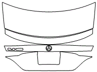 Load image into Gallery viewer, Trunk Lid Kit | MERCEDES BENZ CLS COUPE 400 550 2015