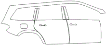 Load image into Gallery viewer, Right Side Kit | MERCEDES BENZ GLS SUV 550 2019