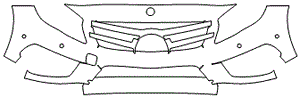 Grille and Bumper Kit | MERCEDES-BENZ GLA SUV 250 SPORT 2016