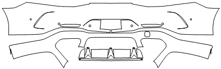Rear Bumper Kit | MERCEDES BENZ AMG GT 4 DOOR COUPE AMG GT 63 S 2019