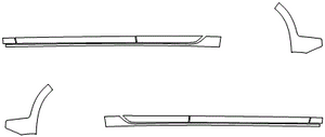 Rocker Panel Kit | VOLKSWAGEN GOLF 2021