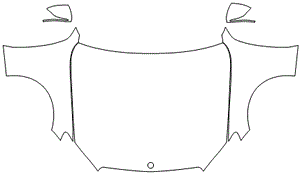Full Hood & Fender + Mirror Kit | MERCEDES BENZ C-CLASS C300 AGM LINE CABRIOLET 2021