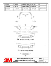 Load image into Gallery viewer, MINI COUNTRYMAN ALL4 2017 2018 2019 3M Paint Protection Film Pro Series Kits