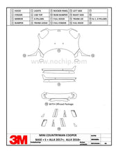 Load image into Gallery viewer, COUNTRYMAN ALL4 2017 2018 2019| 3M Scotchgard Paint Protection Film Pro Series Kits