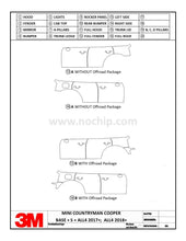 Load image into Gallery viewer, MINI COUNTRYMAN ALL4 2017 2018 2019 3M Scotchgard PPF Pro Series Kits