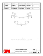 Load image into Gallery viewer, HARDTOP 4 DOOR COOPER 2018 2019 3M Scotchgard PPF Pro Series Kits
